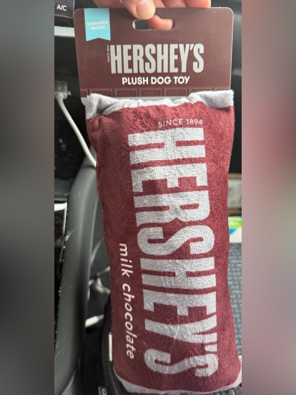 Plush Dog Toy - Hershey’s Milk Chocolate Design
